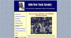 Desktop Screenshot of 10thnycavalry.org